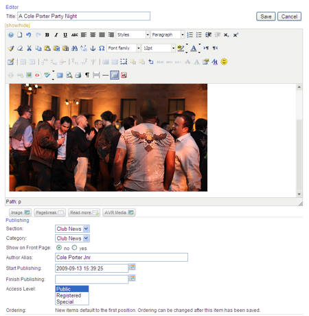 Article Editor